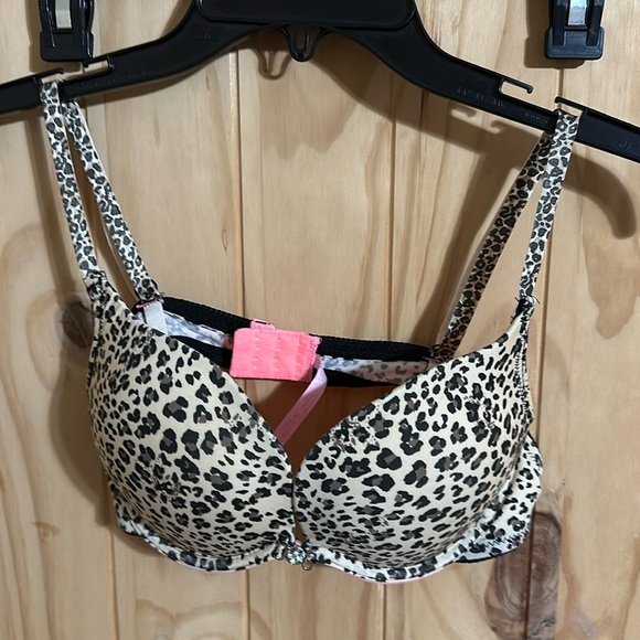 Cheetah Print Push Up Padded Bra - Picture 1 of 4